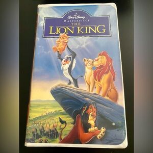 The Lion King On VHS Collectible 94 Disney Masterpiece Collection
